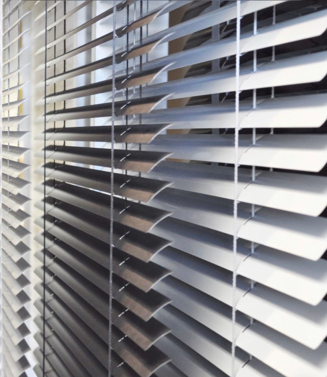 Aluminium Venetian blinds in Singapore office