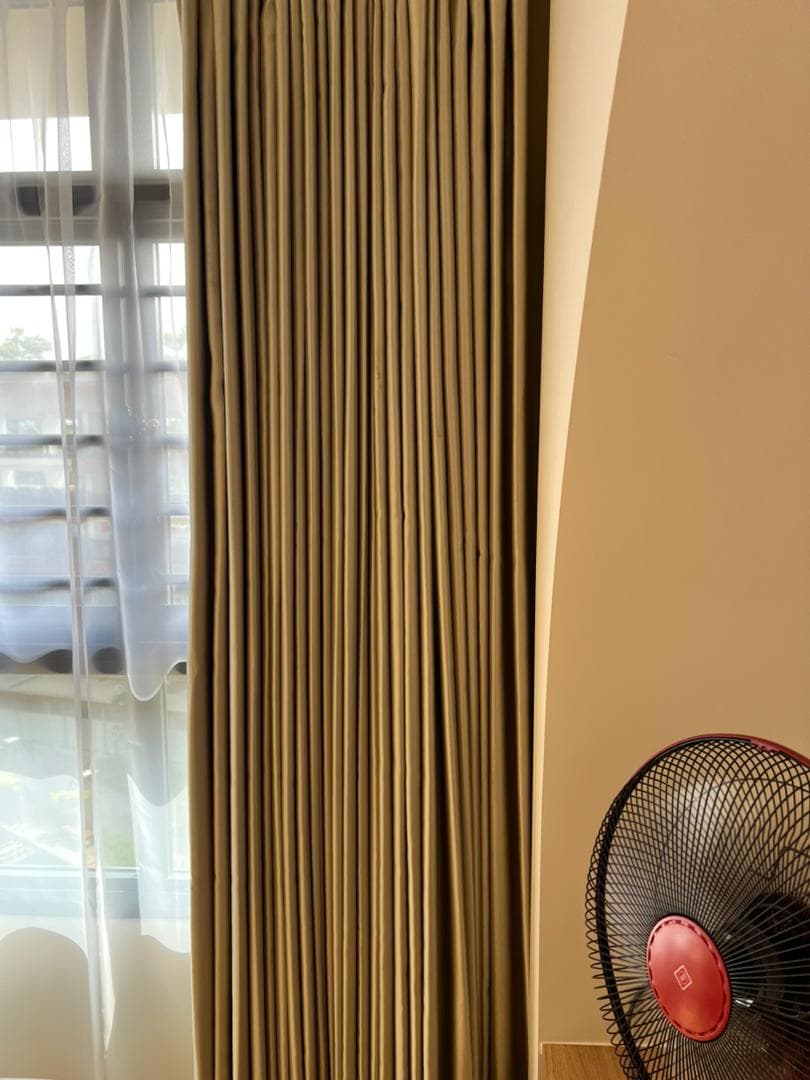 Double Pleated Day Curtain Premium