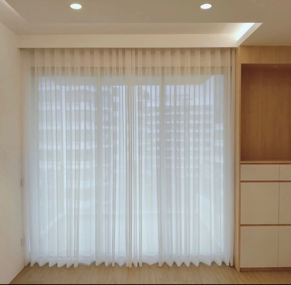 Double Pleated curtain style