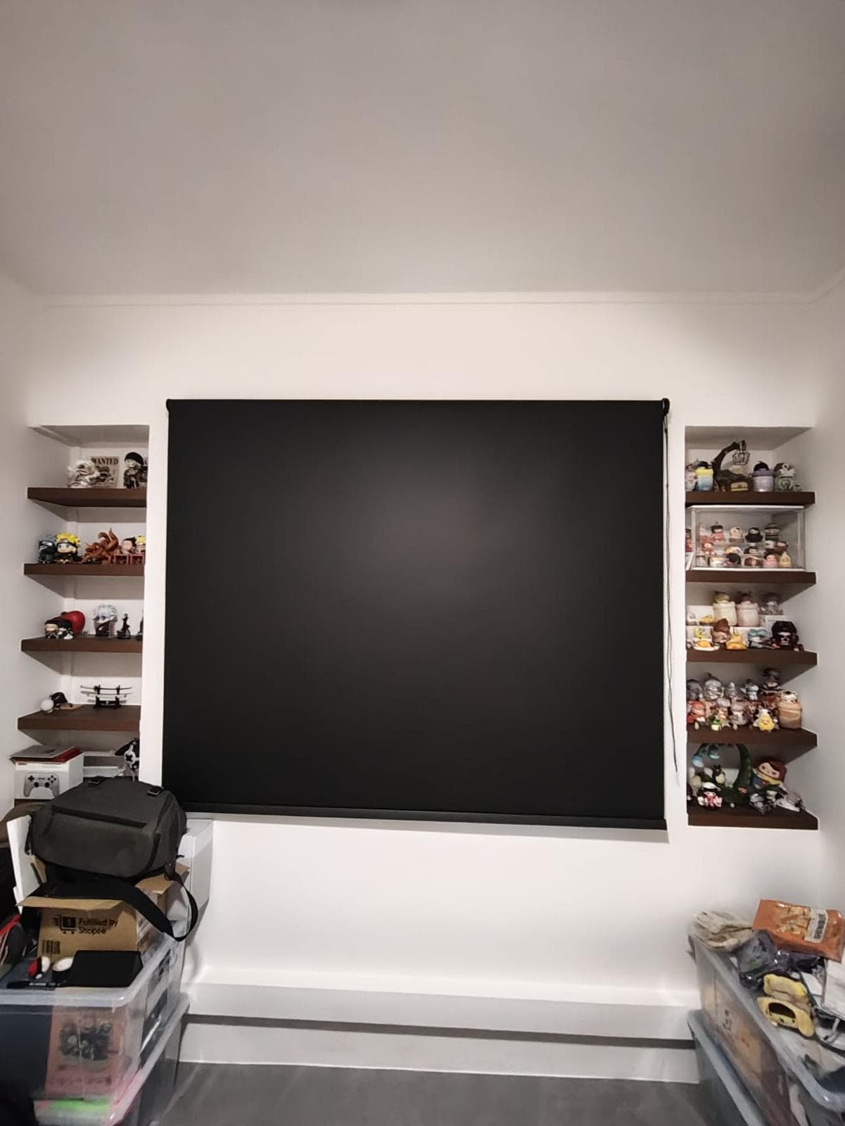 Roller blinds installation in a Sembawang HDB flat