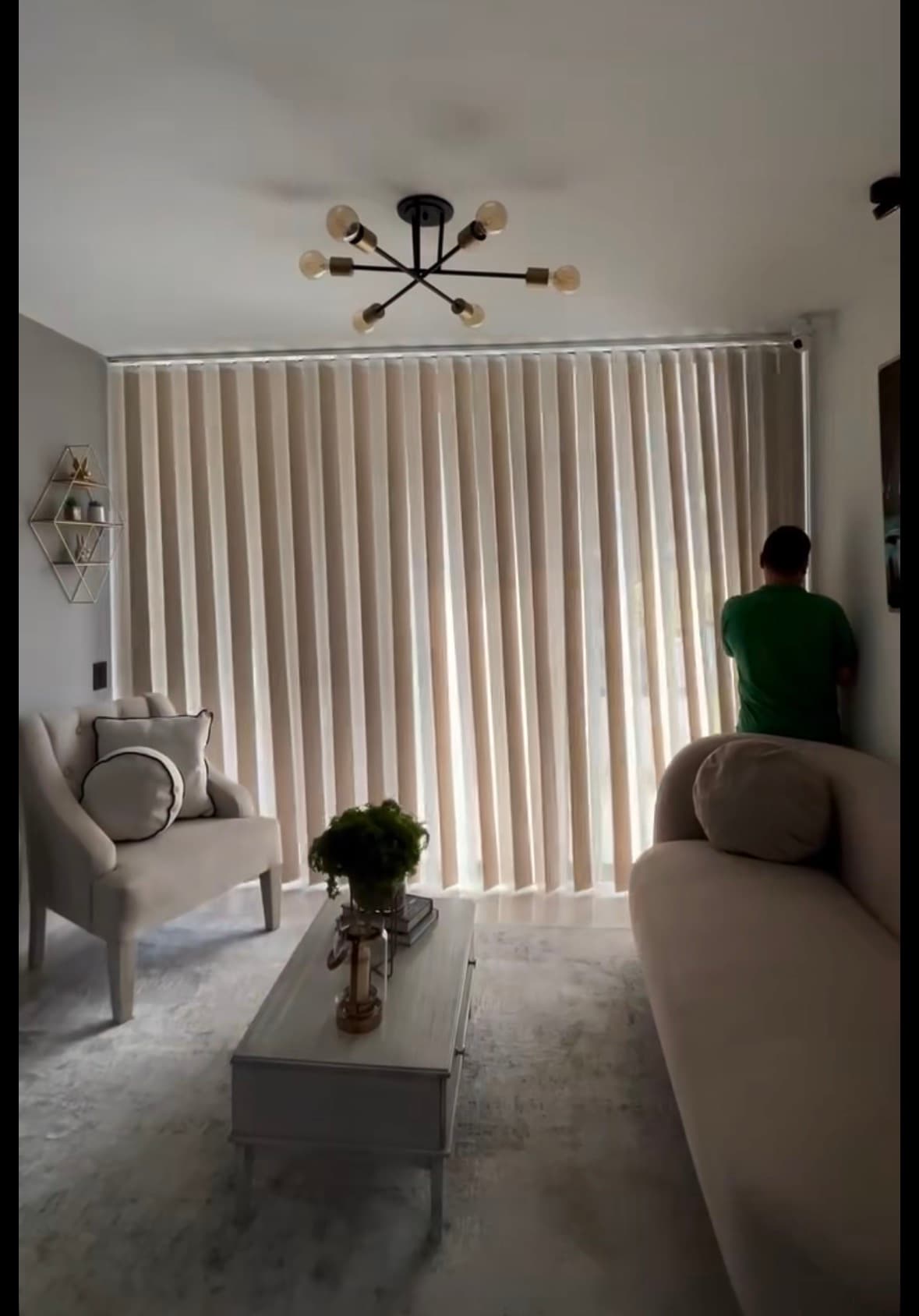 Unislat aluminium blind on exterior Singapore