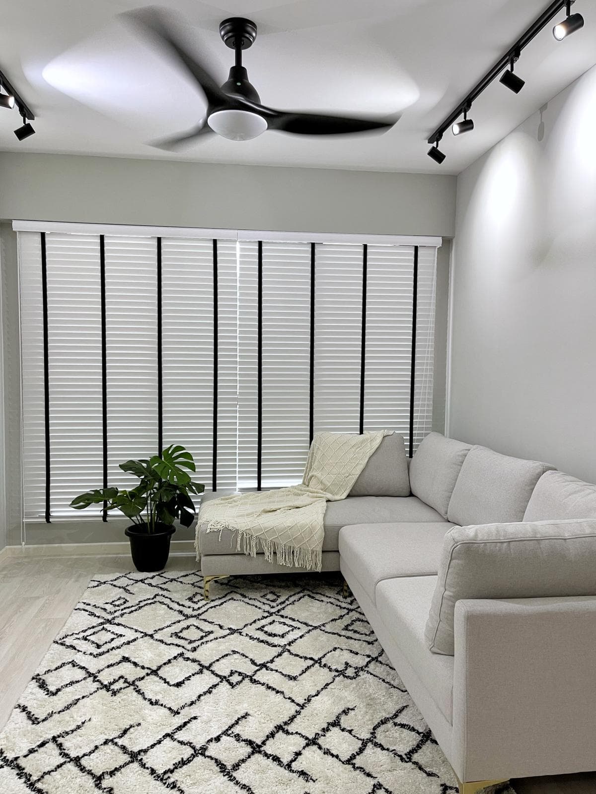 Venetian blinds in Singapore home