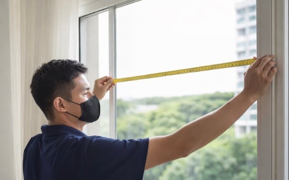 How to measure curtains for Singapore windows - curtain measurement guide