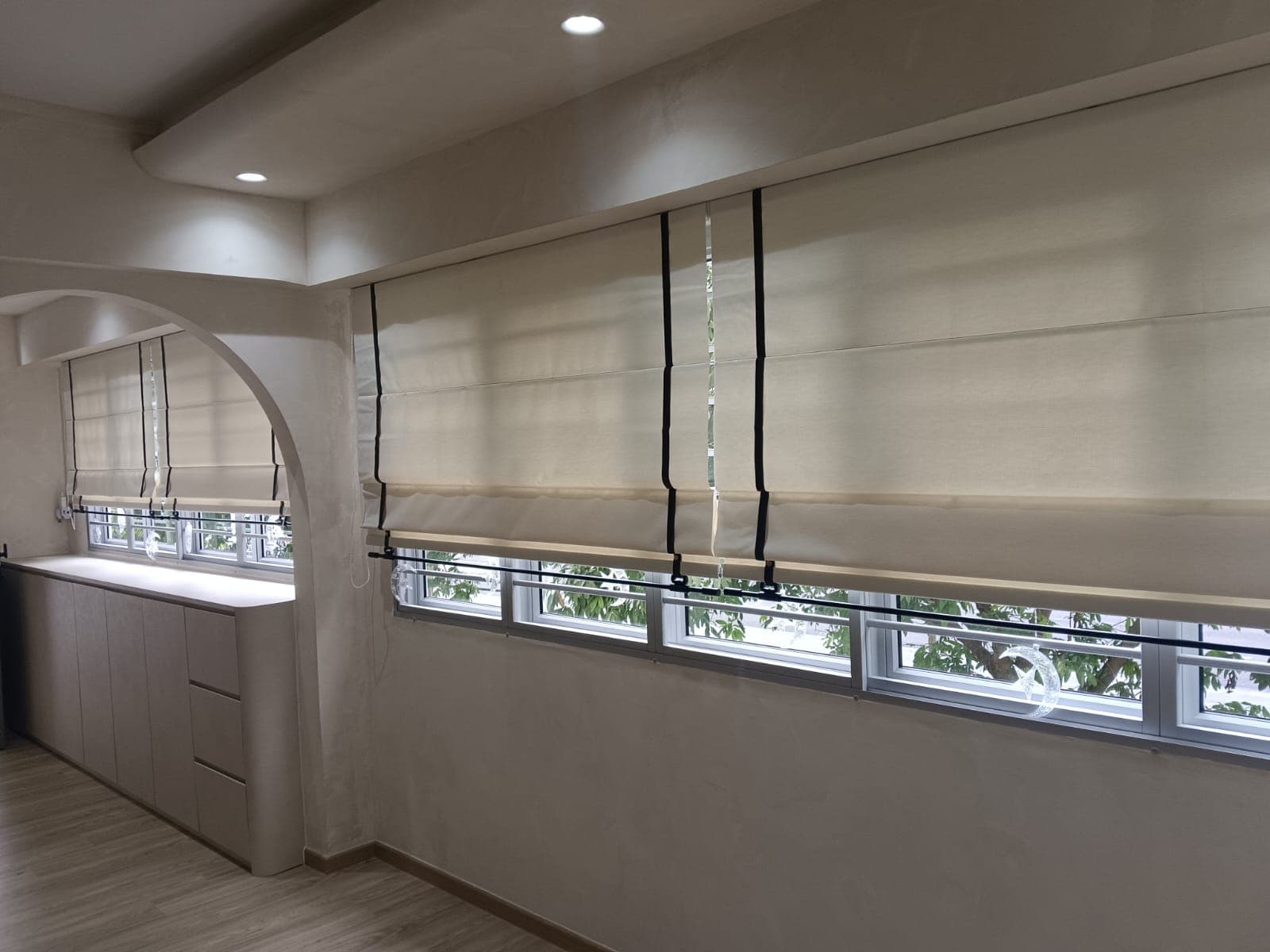 Roman Blind Textured